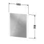 Duravit Ketho.2 - Miroir avec éclairage LED, 700x600x33 mm K27071000000000 Duravit Ketho.2 - Miroir avec éclairage LED, 700x600x33 mm K27071000000000