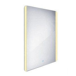 Nimco Miroirs - Miroir avec cadre éclairage LED, 600x800 mm, aluminium ZP 17002V