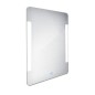 Nimco Miroirs - Miroir avec cadre éclairage LED, 600x800 mm, aluminium ZP 18002V Nimco Miroirs - Miroir avec cadre éclairage LED, 600x800 mm, aluminium ZP 18002V