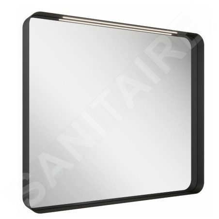 Ravak Strip - Miroir avec éclairage LED, 506x706 mm, noir X000001569