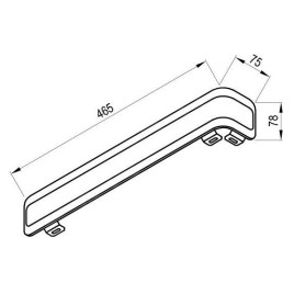 Ravak Balance - Porte-serviettes sous le comptoir, blanc X000001376