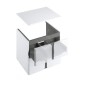 Ravak Balance - Plaque d'évier 800x465x16 mm, blanc brillant X000001371