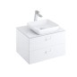 Ravak Comfort - Plaque d'évier 800x460x16 mm, blanc brillant X000001380