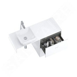 Ravak Comfort - Plaque d'évier 1200x460x16 mm, blanc brillant X000001381