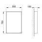Keuco Plan - Miroir en cadre, 70x50 cm, aluminium 07895171500 Keuco Plan - Miroir en cadre, 70x50 cm, aluminium 07895171500