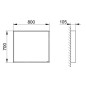Keuco Plan - Miroir en cadre, 70x80 cm, aluminium 07895172500 Keuco Plan - Miroir en cadre, 70x80 cm, aluminium 07895172500