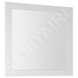 Aqualine Favolo - Miroir 800x800 mm, blanc mat FV080
