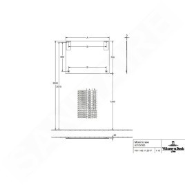 Villeroy & Boch More to See - Miroir 90x75 cm A3109000
