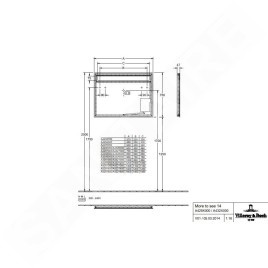 Villeroy & Boch More To See 14 - Miroir avec éclairage LED, 60x75 cm A4296000