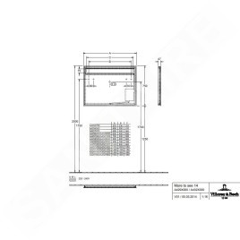 Villeroy & Boch More To See 14 - Miroir avec éclairage LED, 80x75 cm A4298000