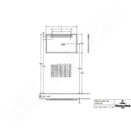 Villeroy & Boch More To See One - Miroir avec éclairage LED, 45x60 cm A430A800