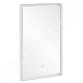 Villeroy & Boch Subway 3.0 - Miroir avec cadre et éclairage LED, 50x75 mm, capteur tactile A4635000