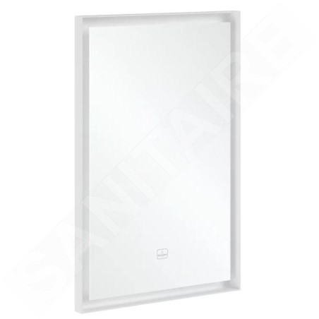 Villeroy & Boch Subway 3.0 - Miroir avec cadre et éclairage LED, 50x75 mm, capteur tactile A4635000