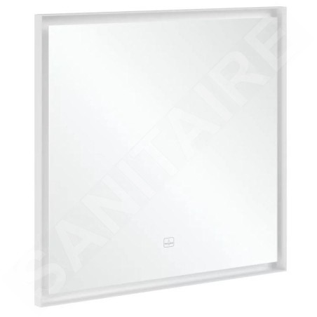 Villeroy & Boch Subway 3.0 - Miroir avec cadre et éclairage LED, 80x75 cm, capteur tactile A4638000