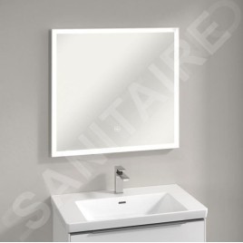 Villeroy & Boch Subway 3.0 - Miroir avec cadre et éclairage LED, 80x75 cm, capteur tactile A4638000