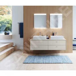 Duravit Brioso - Miroir avec éclairage LED 700x420x45 mm, blanc brillant BR7000022220000