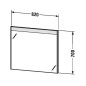 Duravit Brioso - Miroir avec éclairage LED 700x820x45 mm, blanc brillant BR7002022220000 Duravit Brioso - Miroir avec éclairage LED 700x820x45 mm, blanc brillant BR7002022220000