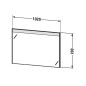 Duravit Brioso - Miroir avec éclairage 700x1020x45 mm, blanc brillant BR7003022220000 Duravit Brioso - Miroir avec éclairage 700x1020x45 mm, blanc brillant BR7003022220000
