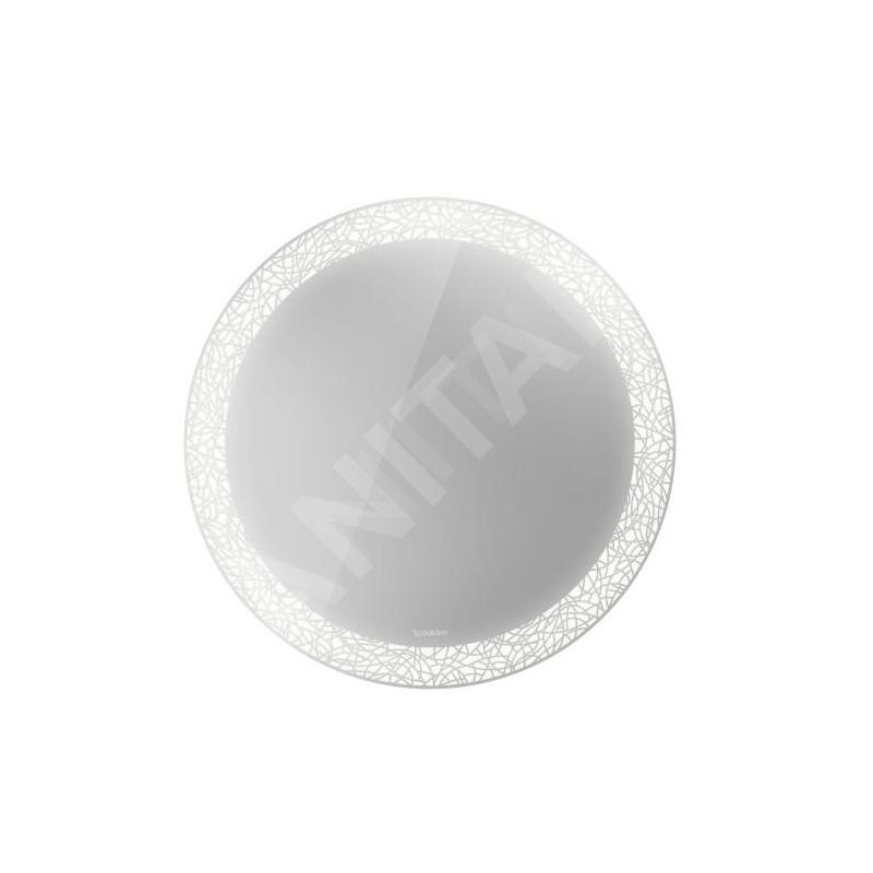 Duravit Happy D.2 Plus - Miroir, diamètre 700 mm, avec un éclairage LED HP7480G00000000 Duravit Happy D.2 Plus - Miroir, diamètre 700 mm, avec un éclairage LED HP7480G00000000