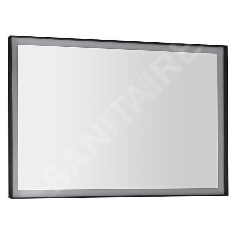 Sapho Sort LED - Mirroir avec éclairage LED, 1000x700 mm, noir mat ST100 Sapho Sort LED - Mirroir avec éclairage LED, 1000x700 mm, noir mat ST100