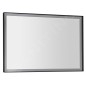 Sapho Sort LED - Mirroir avec éclairage LED, 1000x700 mm, noir mat ST100 Sapho Sort LED - Mirroir avec éclairage LED, 1000x700 mm, noir mat ST100