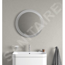 Duravit Happy D.2 Plus - Miroir, diamètre 700 mm, avec un éclairage LED HP7480S00000000