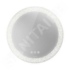Duravit Happy D.2 Plus - Miroir, diamètre 700 mm, avec éclairage et chauffage LED HP7485G00000000