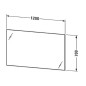 Duravit Miroirs - Miroir 1200x700 mm, avec un éclairage LED LM7808000000000 Duravit Miroirs - Miroir 1200x700 mm, avec un éclairage LED LM7808000000000