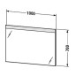 Duravit Miroirs - Miroir 1000x700 mm, avec éclairage et chauffage LED LM7857D00000000 Duravit Miroirs - Miroir 1000x700 mm, avec éclairage et chauffage LED LM7857D00000000