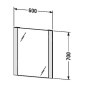 Duravit Miroirs - Miroir 700x600 mm, avec un éclairage LED LM7865000000000 Duravit Miroirs - Miroir 700x600 mm, avec un éclairage LED LM7865000000000