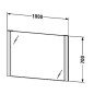 Duravit Miroirs - Miroir 1000x700 mm, avec un éclairage LED LM7867000000000 Duravit Miroirs - Miroir 1000x700 mm, avec un éclairage LED LM7867000000000