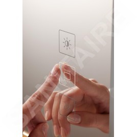 Duravit XSquare - Miroir 800x800 mm, avec éclairage LED et chauffage XS7012000000000