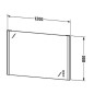 Duravit XSquare - Miroir 1200x800 mm, avec éclairage LED et chauffage XS7014000000000