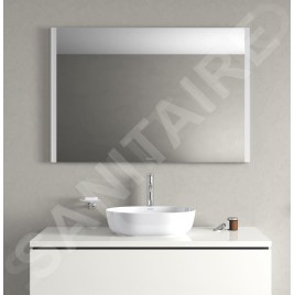 Duravit XSquare - Miroir 1200x800 mm, avec éclairage LED et chauffage XS7014000000000