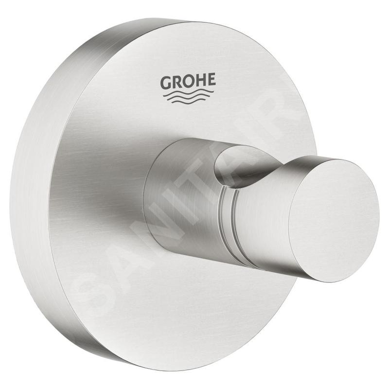Grohe Essentials - Crochet pour peignoire, supersteel 40364DC1