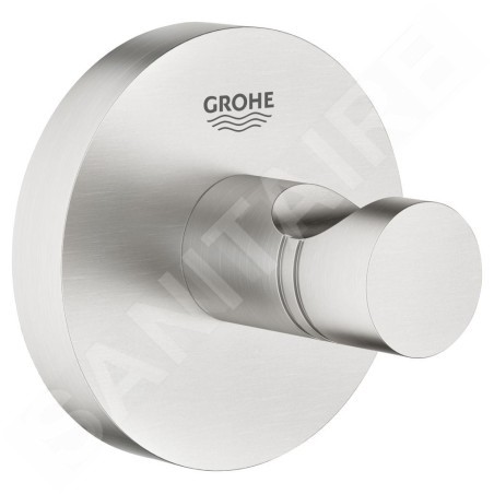 Grohe Essentials - Crochet pour peignoire, supersteel 40364DC1