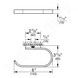Grohe Selection - Porte-rouleaux WC, supersteel 41068DC0