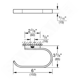 Grohe Selection - Porte-rouleaux WC, Hard Graphite brossé 41068AL0