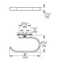 Grohe Selection - Porte-rouleaux WC, Hard Graphite brossé 41068AL0