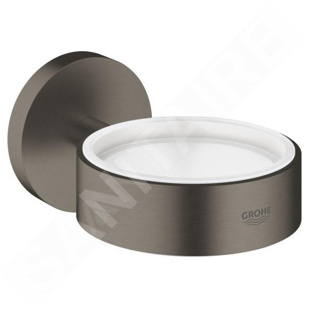Grohe Essentials - Porte-verre/savon, Hard Graphite brossé 40369AL1
