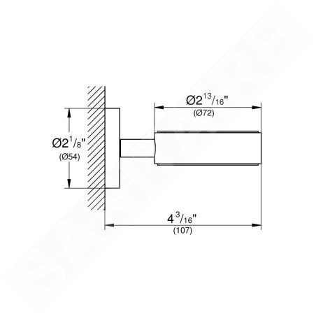 Grohe Essentials - Porte-verre/savon, Hard Graphite brossé 40369AL1