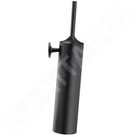 Duravit Starck T - Brosse de toilette avec support, noir mat 0099464600