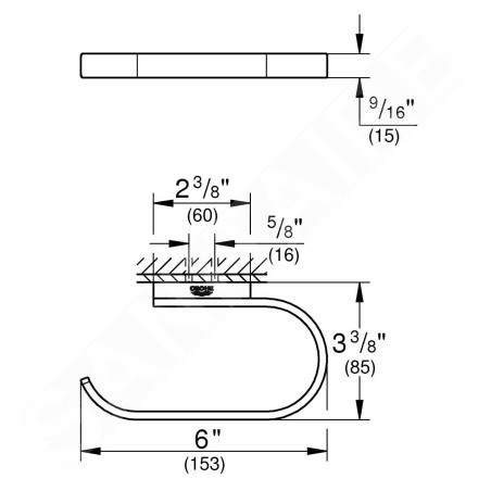 Grohe Selection - Porte-rouleaux WC, Warm Sunset 41068DA0