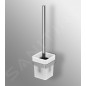Ideal Standard IOM Square - Brosse WC avec support, verre mat / chrome E2194AA