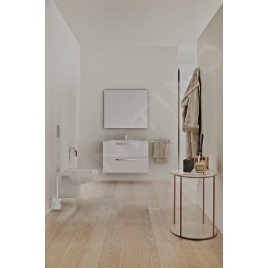 Ideal Standard IOM Square - Brosse WC avec support, verre mat / chrome E2194AA