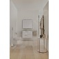 Ideal Standard IOM Square - Brosse WC avec support, verre mat / chrome E2194AA