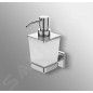 Ideal Standard IOM Square - Distributeur de savon avec support, verre mat / chrome E2252AA