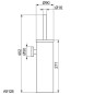 Ideal Standard IOM - balayette de WC avec support, inox A9128MY