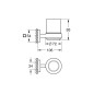 Grohe QuickFix Start Cube - Verre pour brosses à dents et dentifrice avec support, verre/supersteel 41097DC0 Grohe QuickFix Start Cube - Verre pour brosses à dents et dentifrice avec support, verre/supersteel 41097DC0