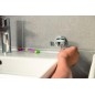 Grohe QuickFix Start Cube - Verre pour brosses à dents et dentifrice avec support, verre/supersteel 41097DC0 Grohe QuickFix Start Cube - Verre pour brosses à dents et dentifrice avec support, verre/supersteel 41097DC0